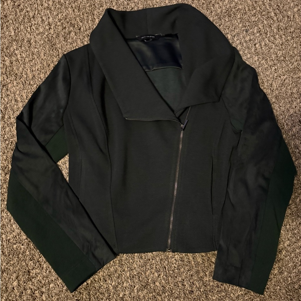 Halston Green Dress Jacket Size 8